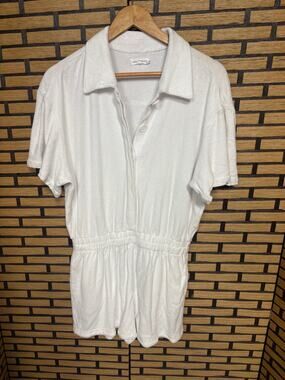 Good American White Romper Size 2